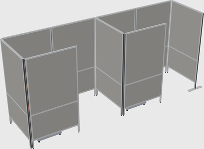 Small private panel system