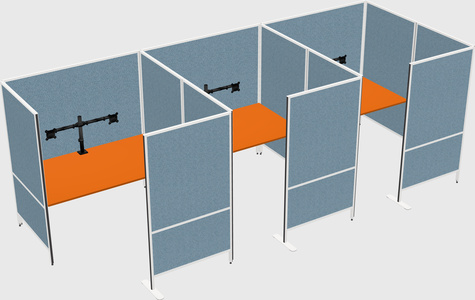 Flexible panel system with privacy