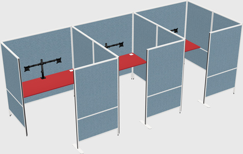 Flexible panel system with privacy