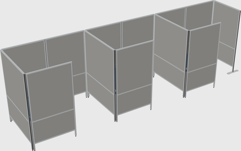 Small private panel system