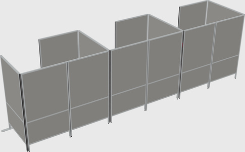 Small private panel system