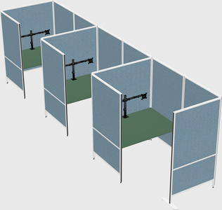 Small private panel system
