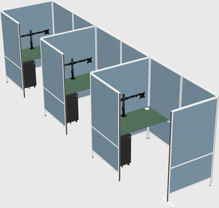 Small private panel system