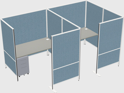 Flexible panel system with privacy
