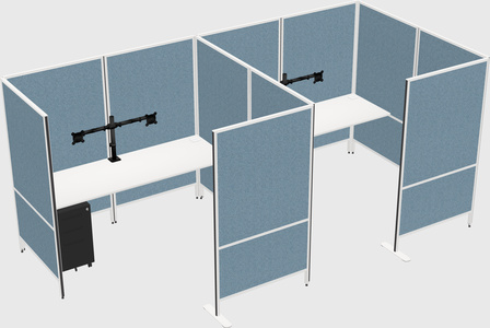 Flexible panel system with privacy