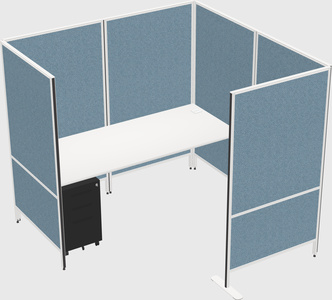 Flexible panel system with privacy