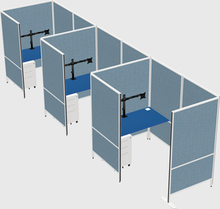 Small private panel system