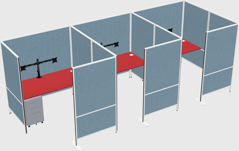 Flexible panel system with privacy