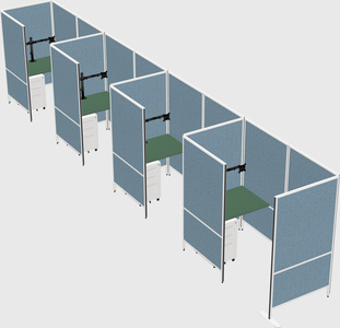 Small private panel system