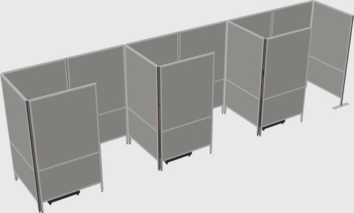 Small private panel system