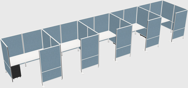 Flexible panel system with privacy