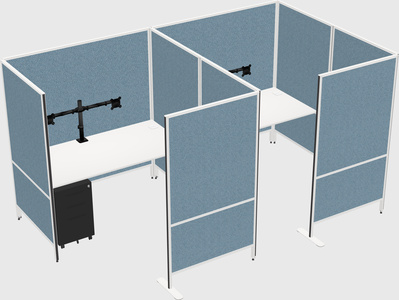Flexible panel system with privacy