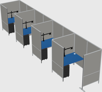 Small private panel system