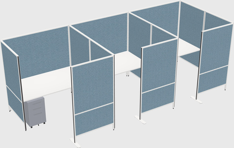 Flexible panel system with privacy