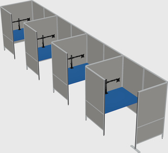 Small private panel system