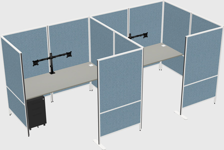 Flexible panel system with privacy