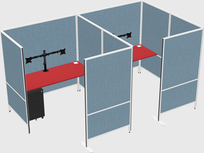 Flexible panel system with privacy