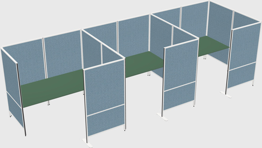 Flexible panel system with privacy