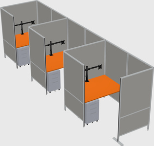 Small private panel system