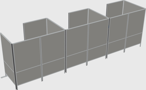 Small private panel system