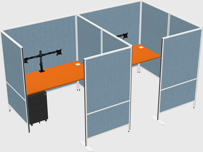 Flexible panel system with privacy