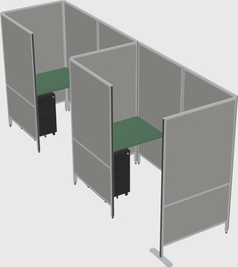 Small private panel system