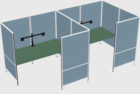 Flexible panel system with privacy