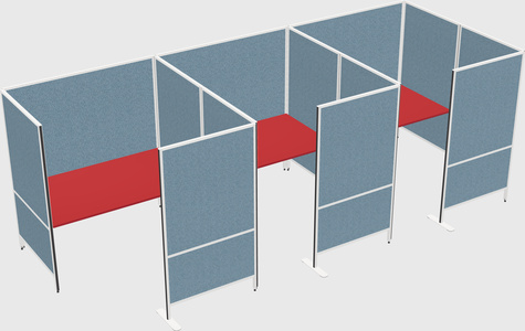 Flexible panel system with privacy
