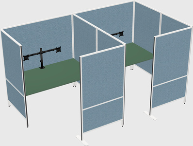 Flexible panel system with privacy