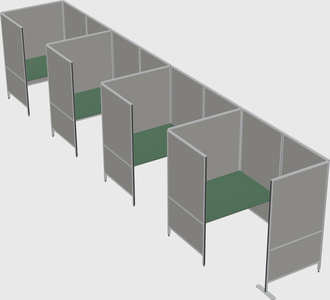 Small private panel system