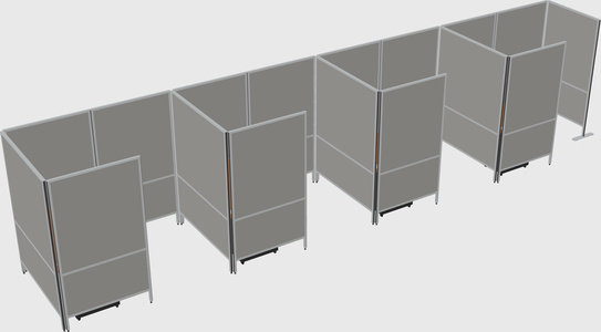 Small private panel system