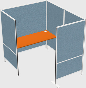 Flexible panel system with privacy