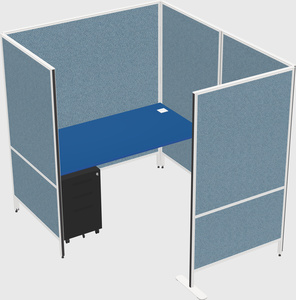 Flexible panel system with privacy