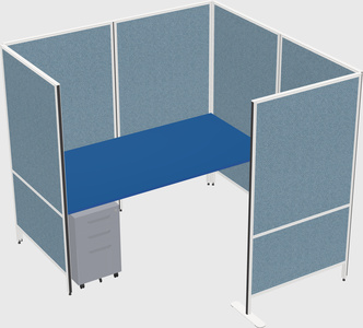 Flexible panel system with privacy