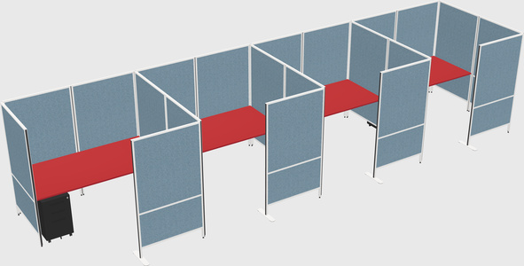 Flexible panel system with privacy