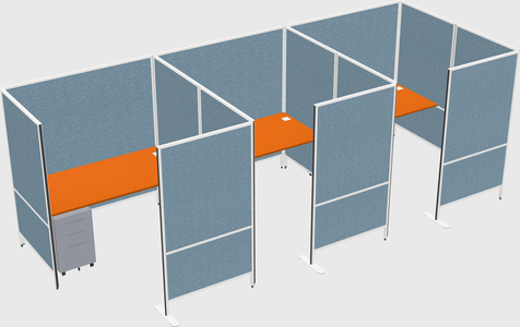 Flexible panel system with privacy