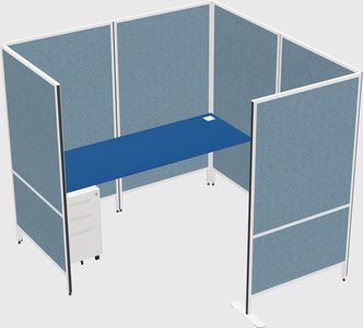 Flexible panel system with privacy