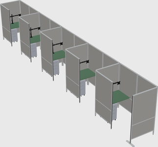 Small private panel system