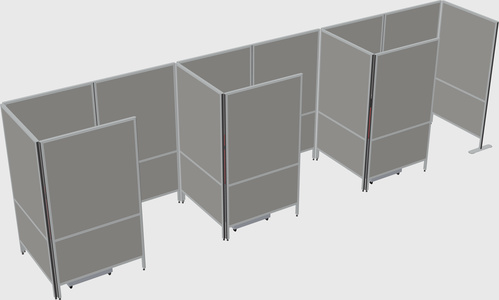 Small private panel system