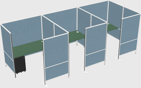 Flexible panel system with privacy