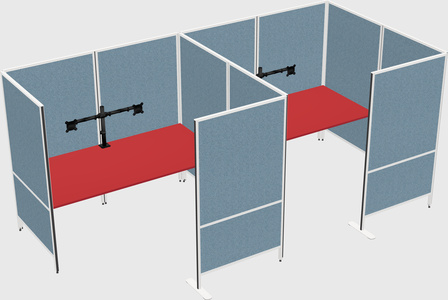 Flexible panel system with privacy