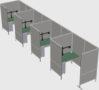 Small private panel system
