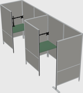 Small private panel system