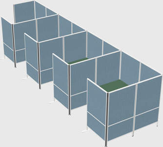 Flexible panel system with privacy