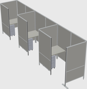 Small private panel system