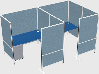 Flexible panel system with privacy