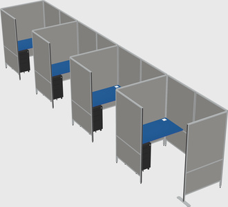 Small private panel system
