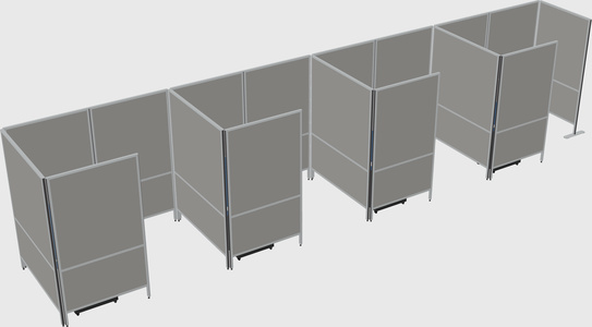 Small private panel system