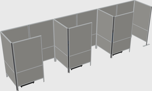 Small private panel system