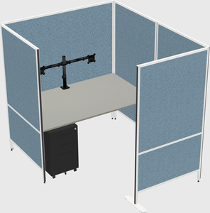 Flexible panel system with privacy